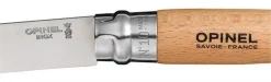 Couteau Opinel traditionnel n°10 lame 10cm virole tournante manche en hêtre