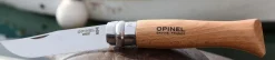 Couteau opinel traditionnel n°7 lame 8cm virole tournante manche en hêtre