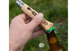 Couteau Opinel traditionnel n°10 lame 10cm virole tournante + tire-bouchon + décapsuleur