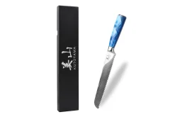 Couteau à pain 20cm Kutoyama Blue Wave