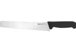 Couteau à pain courbé professionnel Ambrogio Sanelli Supra Hard noir 26cm