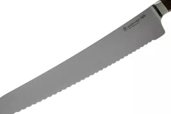 Couteau à pain extra-large Wüsthof Crafter forgé 26cm en chêne fumé