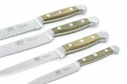 Couteau à pain Güde Alpha Chêne 21cm en acier forgé