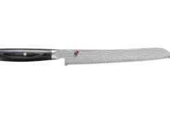 Couteau à pain japonais Miyabi 5000FCD lame 24cm damas 48 couches manche pakkawood