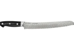 Couteau à pain japonais Zwilling Kramer Euro Stainless 26cm damassé manche en micarta