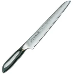 Couteau à pain TOJIRO Flash lame damas 24 cm
