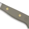 Couteau à pain Wusthof Classic Colour Velvet Oyster forgé lame micro-dentelée 23cm