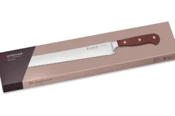 Couteau à pain Wusthof Classic Colour Tasty Sumac forgé lame micro-dentelée 23cm