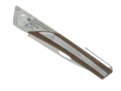 Couteau pliant Actilam S4 lame forgée manche acier/bois ipé 11cm