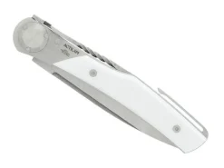 Couteau pliant Actilam T3 lame forgée manche corian blanc 11cm
