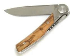 Couteau pliant Actilam T3 lame forgée manche bois d'olivier 11cm