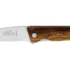 Couteau pliant artisanal Salamandra Hela manche bocote 11cm + étui
