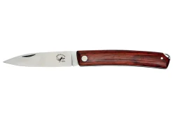 Couteau pliant artisanal Salamandra manche cocobolo 10cm + étui