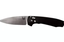 Couteau pliant Benchmade Arcane 490 manche aluminium noir 11cm