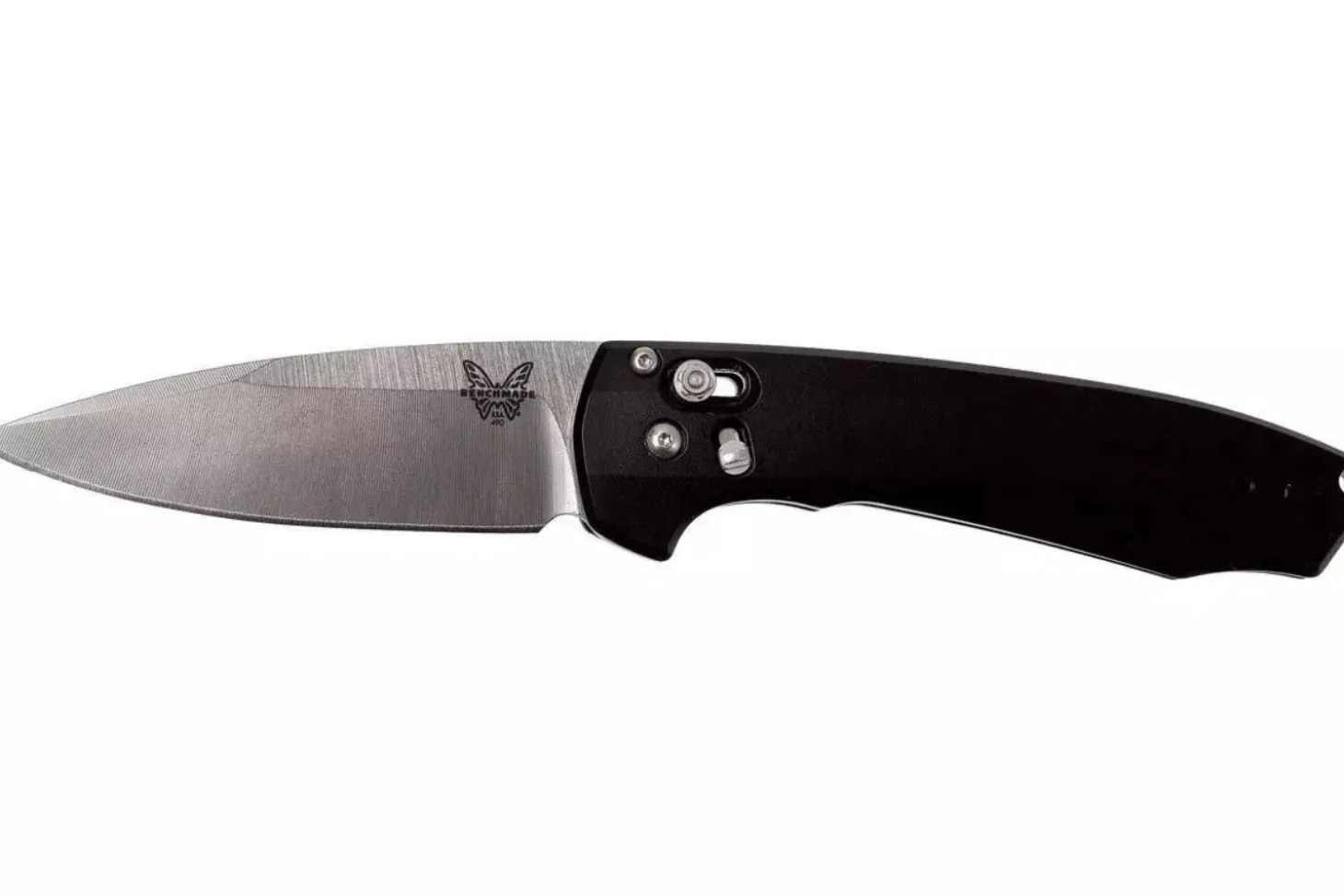 Couteau pliant Benchmade Arcane 490 manche aluminium noir 11cm