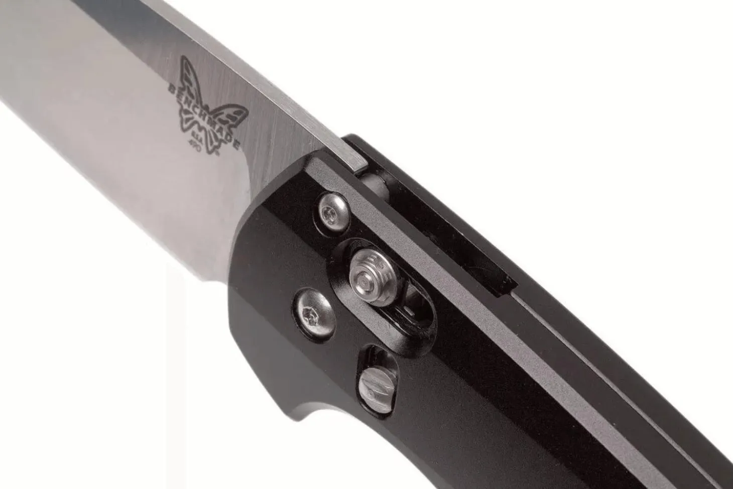 Couteau pliant Benchmade Arcane 490 manche aluminium noir 11cm