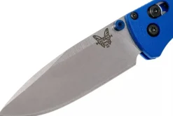 Couteau pliant Benchmade Bugout 535 manche Grivory bleu 10,7cm