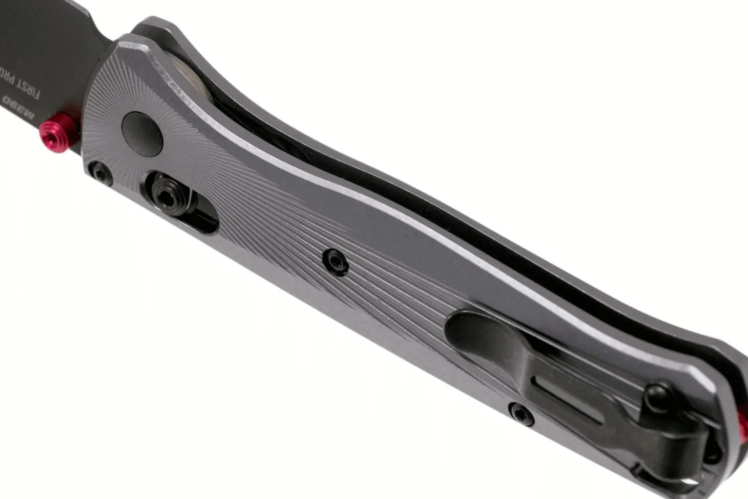 Couteau pliant Benchmade Bugout 535BK-4 manche aluminium anodisé gris 10,7cm