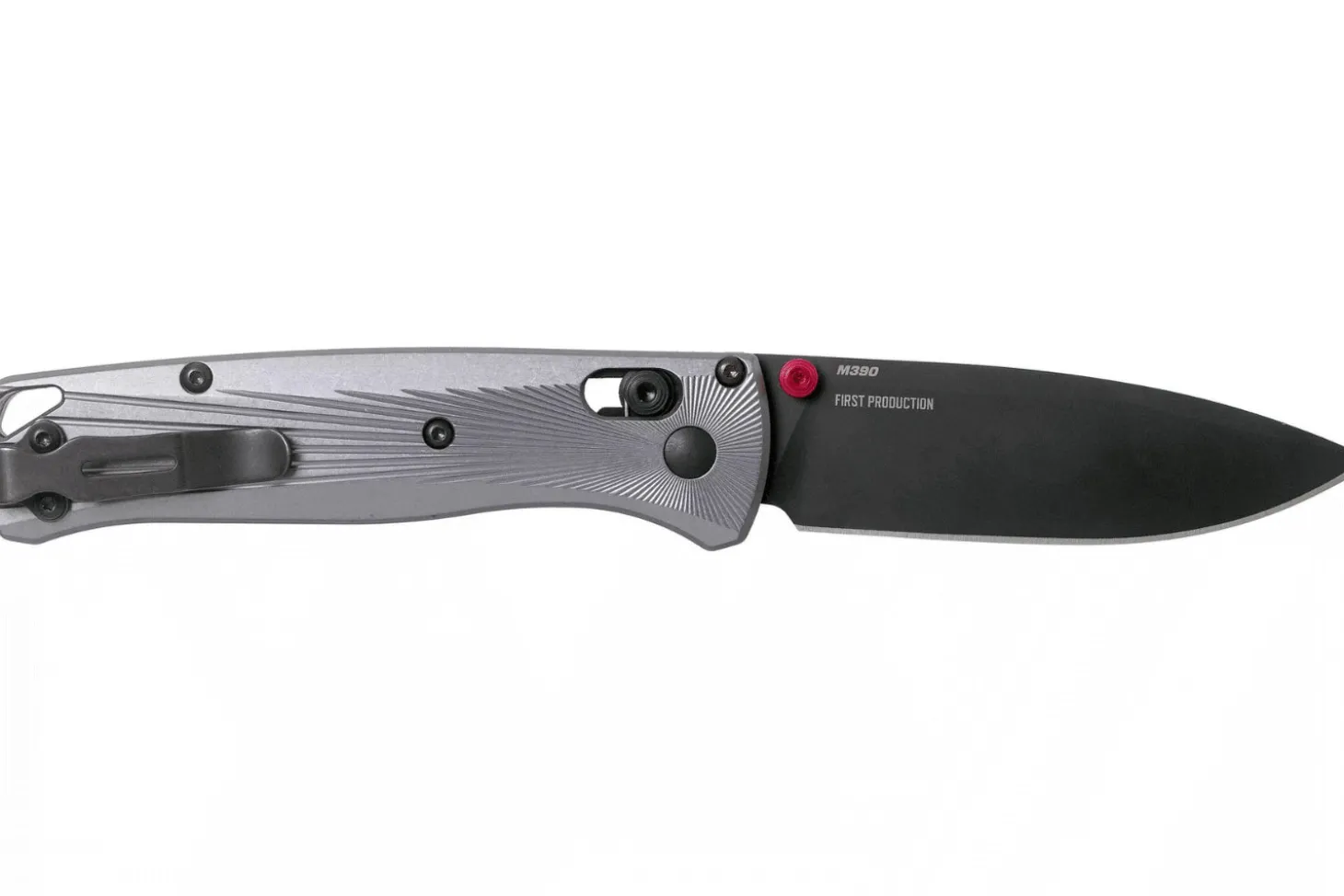 Couteau pliant Benchmade Bugout 535BK-4 manche aluminium anodisé gris 10,7cm