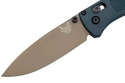 Couteau pliant Benchmade Bugout Crater Blue 535FE-05 manche Grivory bleu 10,7cm