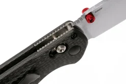 Couteau pliant Benchmade Mini Freek 565-1 manche fibre de carbone noir 10cm avec clip