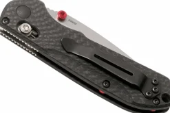 Couteau pliant Benchmade Mini Freek 565-1 manche fibre de carbone noir 10cm avec clip