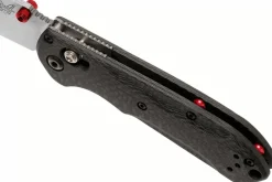 Couteau pliant Benchmade Mini Freek 565-1 manche fibre de carbone noir 10cm avec clip