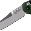 Couteau pliant Benchmade Mini Osborne 945 lame tanto manche aluminium anodisé vert 9cm