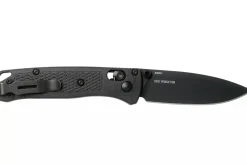Couteau pliant Benchmade Mini Bugout 533BK-2 manche fibre de carbone CF-Elite® noir 9cm