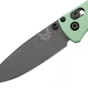 Couteau pliant Benchmade Mini Bugout Sea Foam 533GY-06 lame noire manche Grivory vert 9,4cm