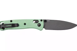 Couteau pliant Benchmade Mini Bugout Sea Foam 533GY-06 lame noire manche Grivory vert 9,4cm
