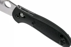 Couteau pliant Benchmade Mini Griptilian 555-S30V manche nylon renforcé de verre noir 9,8cm