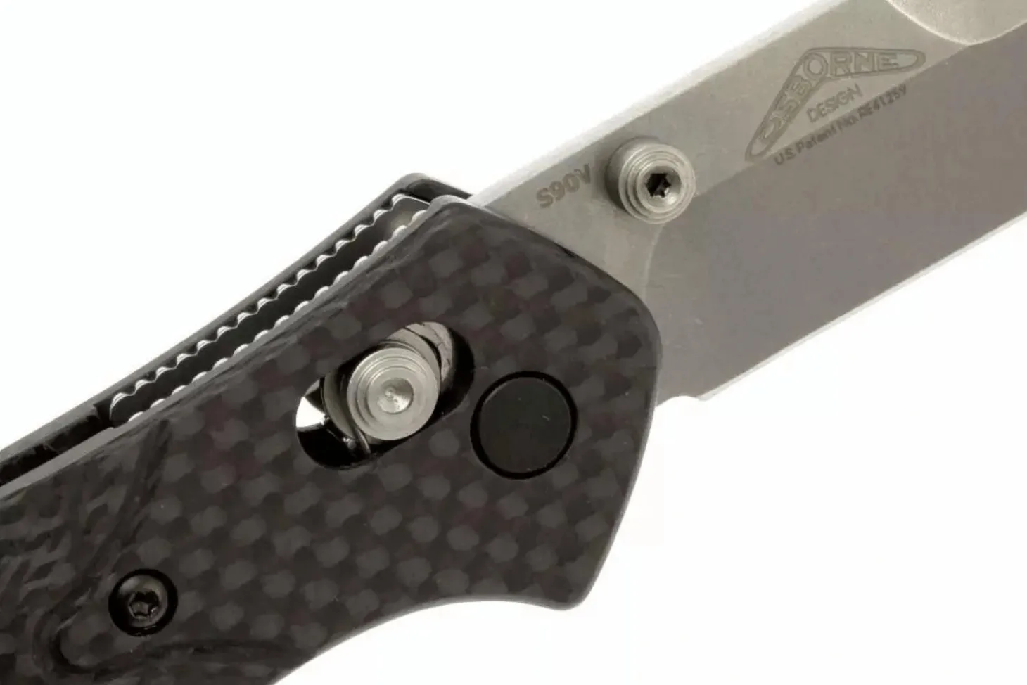 Couteau pliant Benchmade Osborne 940-1 lame tanto manche fibre de carbone noir 11cm