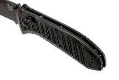 Couteau pliant Benchmade Presidio II 570SBK-1 lame noire semi-dentée 9,5cm avec clip de poche