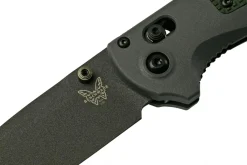 Couteau pliant Benchmade Redoubt 430BK manche Grivory gris/vert 12cm