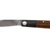 Couteau pliant Böker Barlow Prime Tirpitz Damas 117942DAM manche micarta noir et noyer 8,4cm + étui en feutre