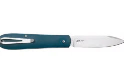 Couteau pliant Böker Coffin Denim 112944 manche en micarta bleu 10,7cm