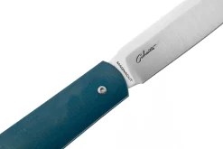 Couteau pliant Böker Coffin Denim 112944 manche en micarta bleu 10,7cm