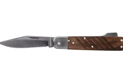 Couteau pliant Böker 98K Damas 110715DAM manche en bois de noyer 11cm