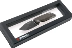 Couteau pliant Böker M4 Sherman Damas 110662DAM lame damassée manche en micarta noir 9,8cm