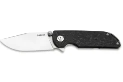 Couteau pliant Böker Sherman EDC 110665 manche en carbone noir 10,3cm