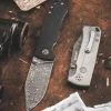 Couteau pliant Böker Tiger Damas 111103DAM manche en micarta noir 11,5cm