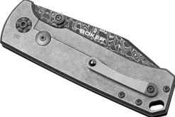 Couteau pliant Böker Tiger Damas 111103DAM manche en micarta noir 11,5cm