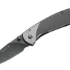 Couteau pliant BUCK NOBLEMAN n°327TTS manche acier titanium 9cm