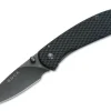 Couteau pliant BUCK NOBLEMAN n°327CFS manche fibre de carbone 9cm
