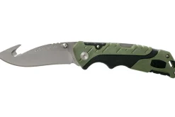 Couteau pliant BUCK PURSUIT LARGE GUTHOOK 0660GRG manche nylon/fibres de verre 12,6cm + Étui