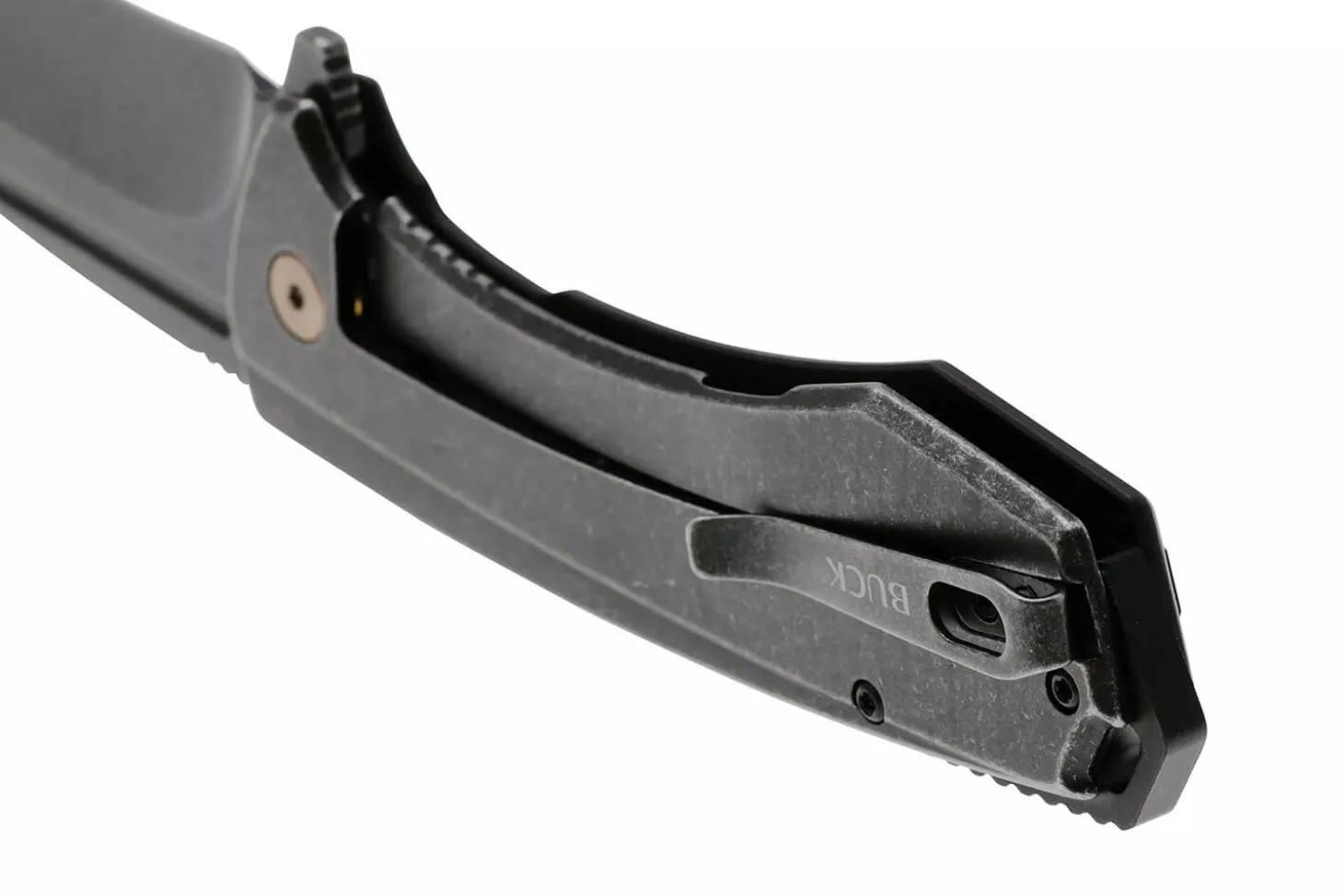 Couteau pliant BUCK RUCKUS 0713CPS manche noir 12cm