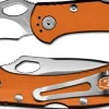 Couteau pliant BUCK SPITFIRE n°722ORS1 manche orange 11cm