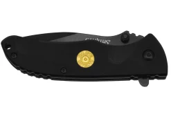 Couteau pliant Camillus Centerfire 30-30 manche en G10 noir 10,2cm et fond de balle intégré