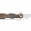 Couteau pliant à champignons Maserin manche noyer 11cm + brosse intégrée